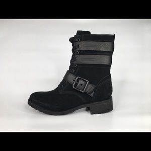 UGG ZIA WATERPROOF LEATHER MOTO BOOTS